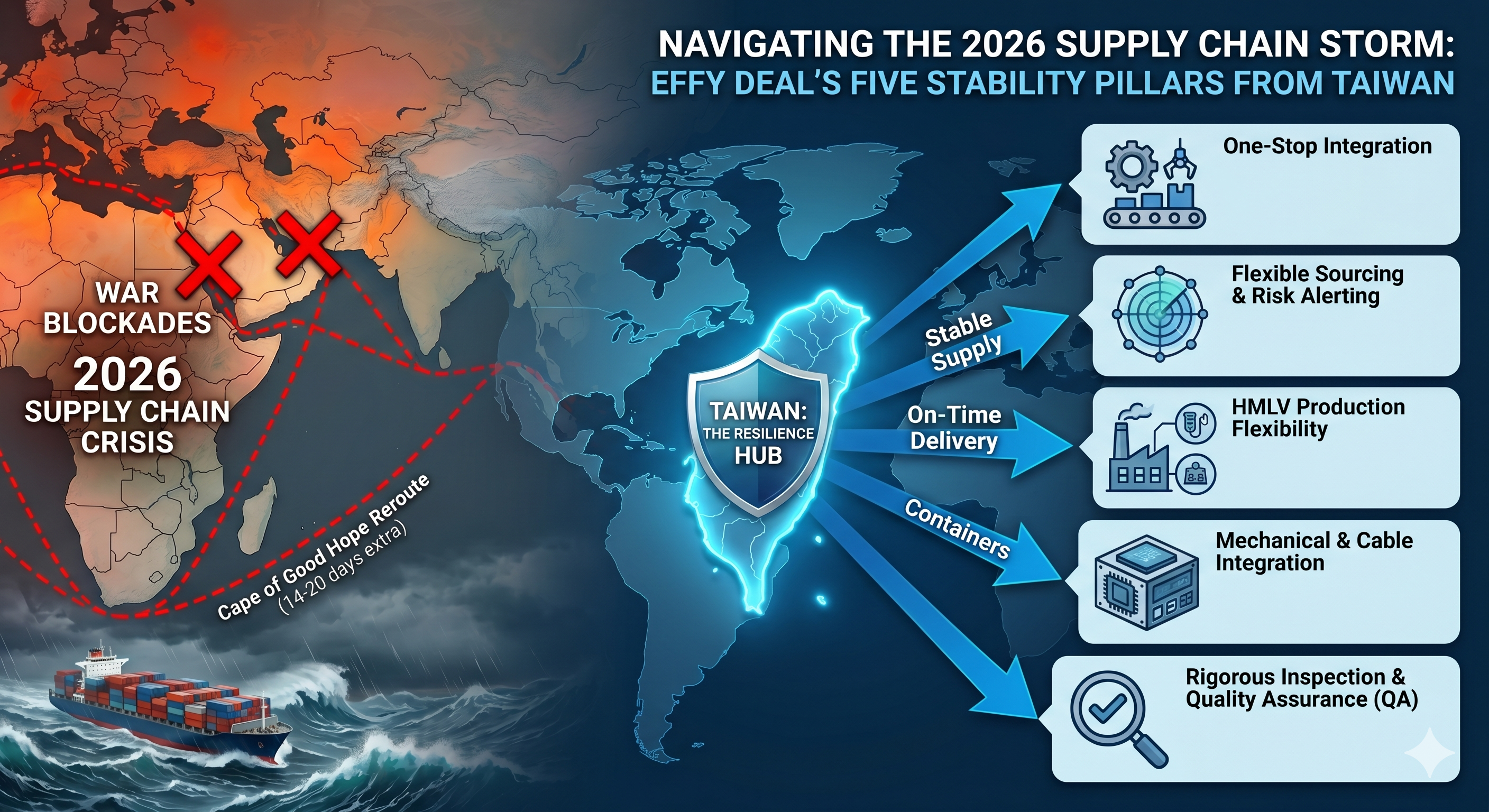Global Supply Chains Face Their Toughest Test: Survival Strategies Amidst 2026 War Blockades. Is Your Manufacturing Partner Ready?